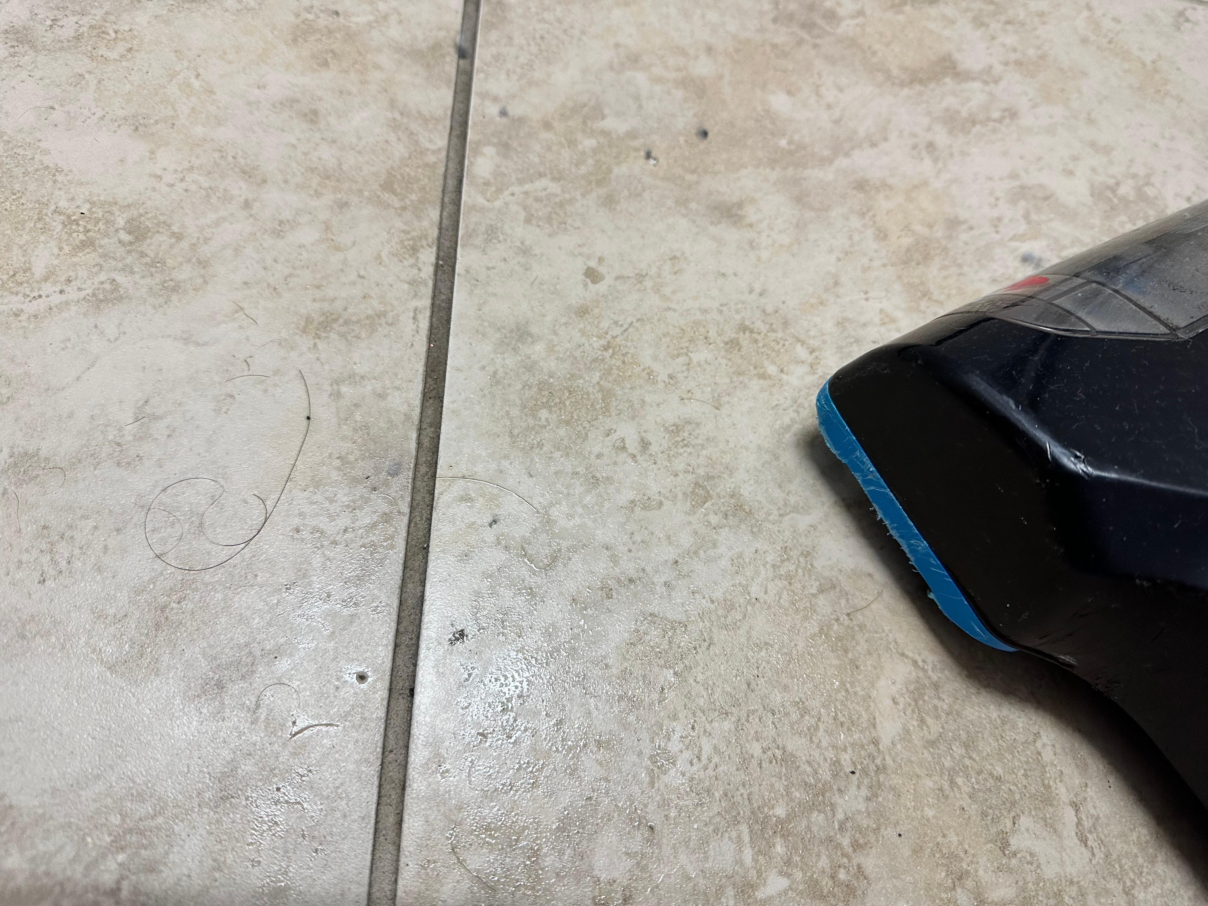 Water on floor of washroom