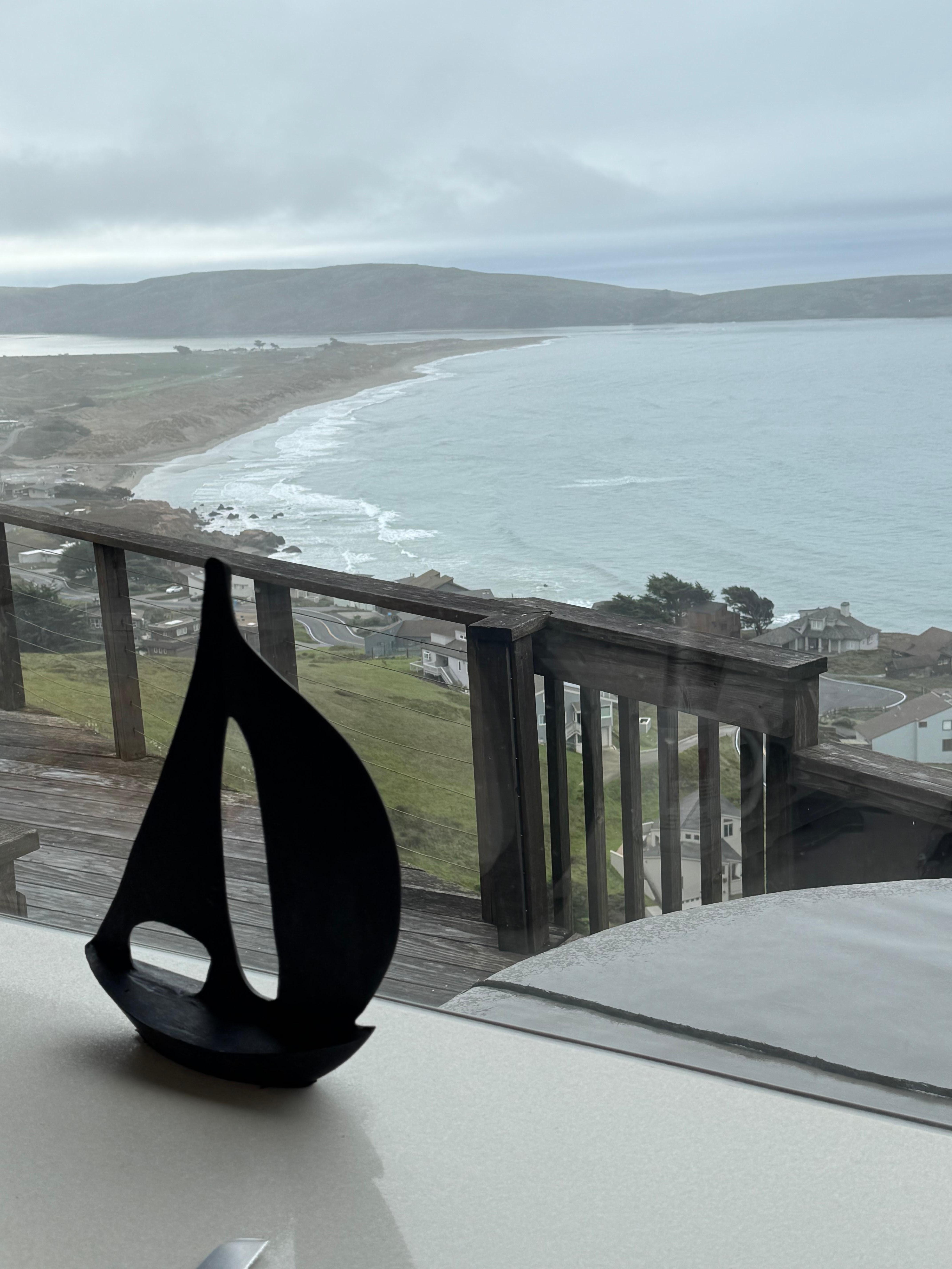 View from the kitchen window.