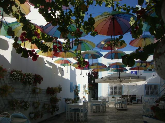 a cafe in the town