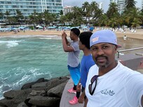 Beach across the street