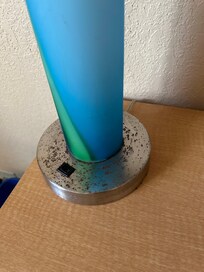 Corrosion on lamp
