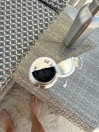 Aluminium bottles burning in the sun and impossible to open.