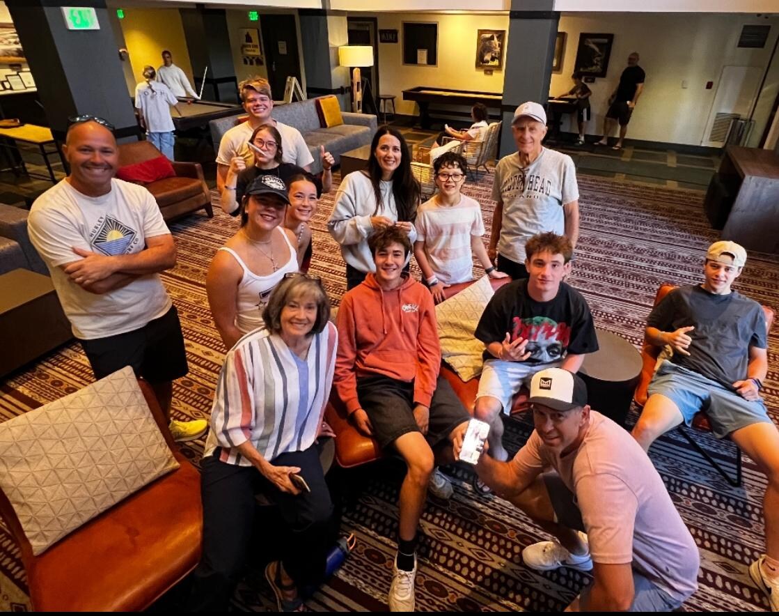 The lobby was a great place to meet and plan for next year.  Special announcements were made for missionaries. 