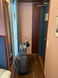 Entrance- suitcase there for size comparison