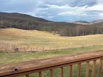 View from the entire back of the house of the Allegheny Front