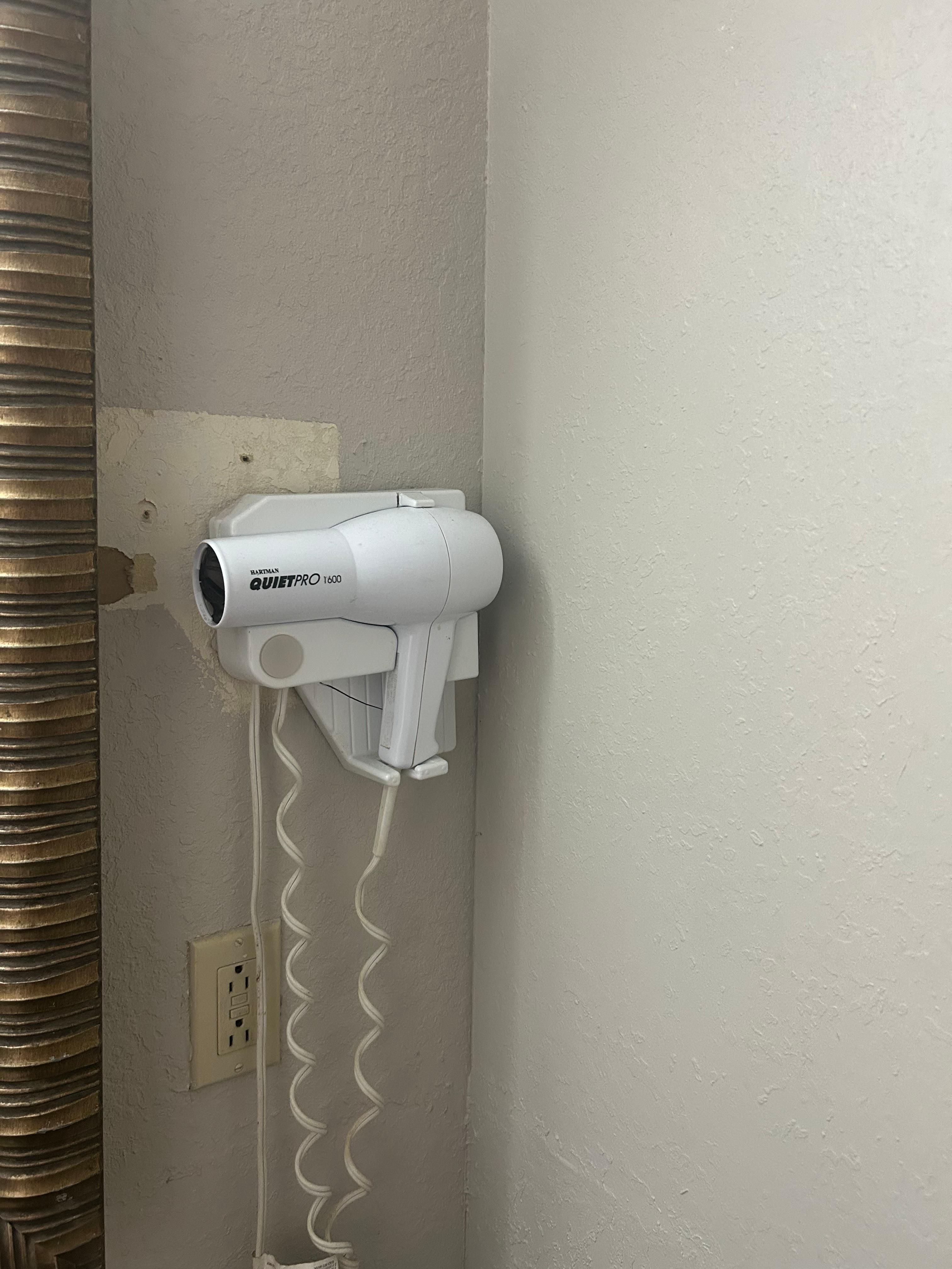 Patched wall