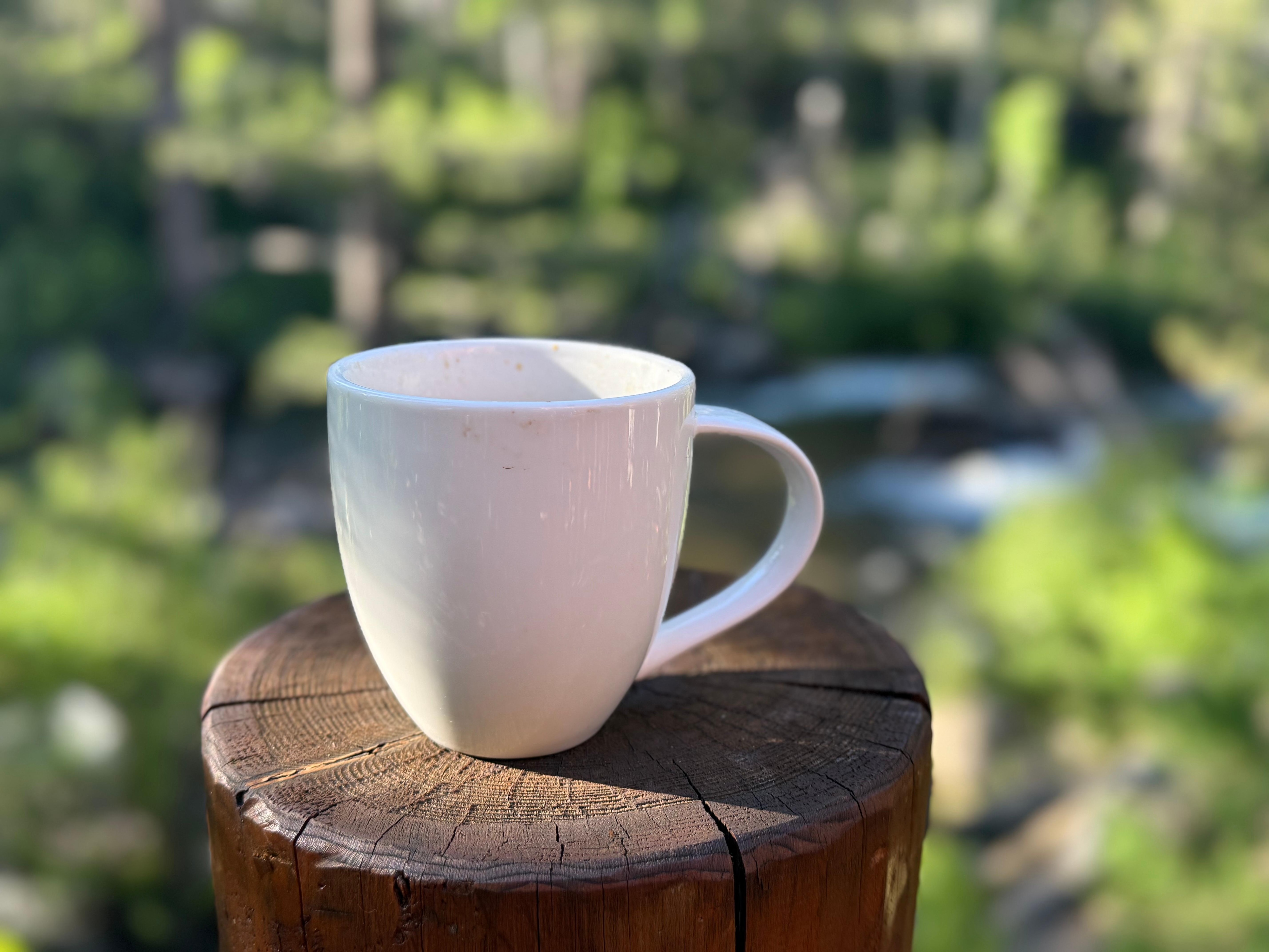 Relaxing mornings on the deck.