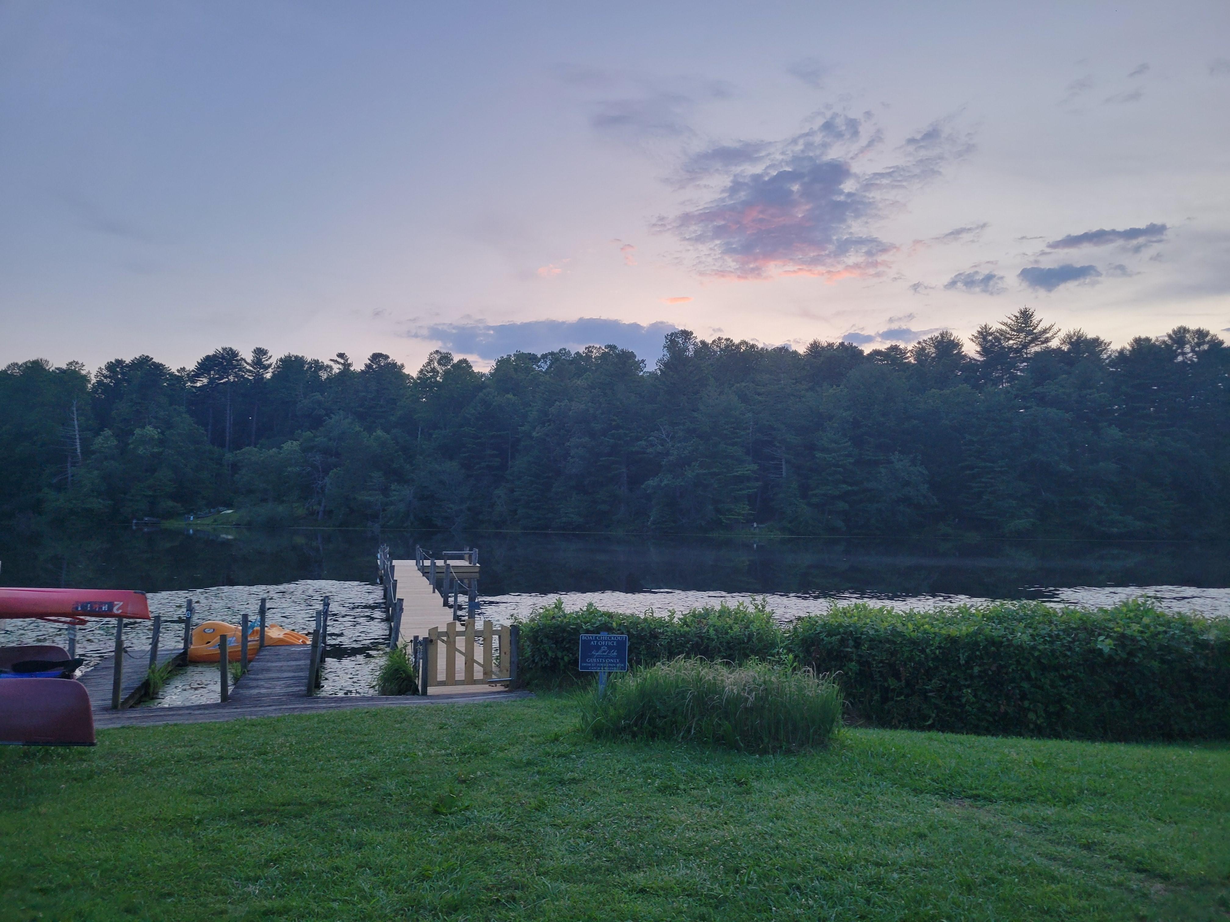 The lake is great