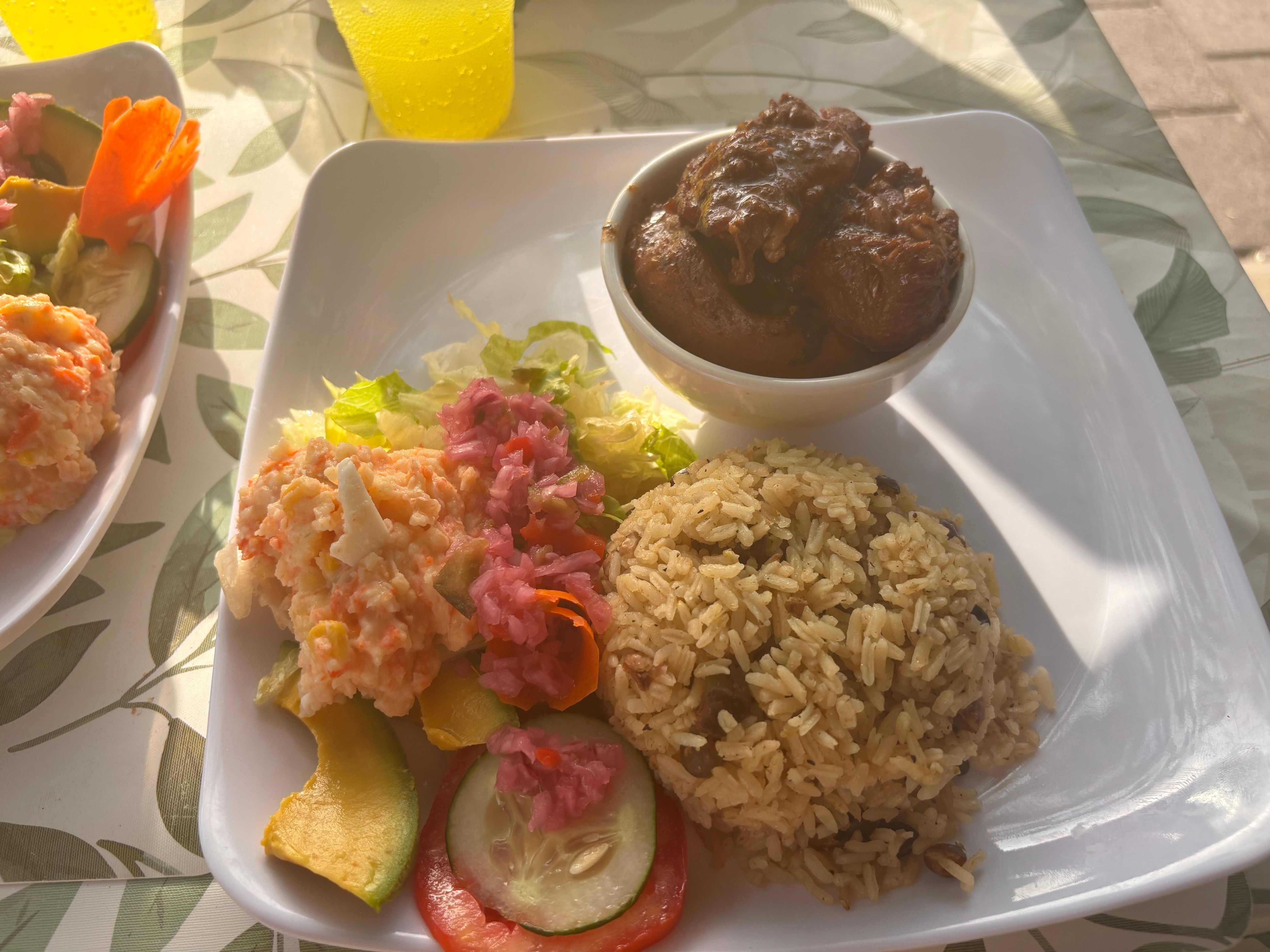 We enjoyed all of the delicious food. 