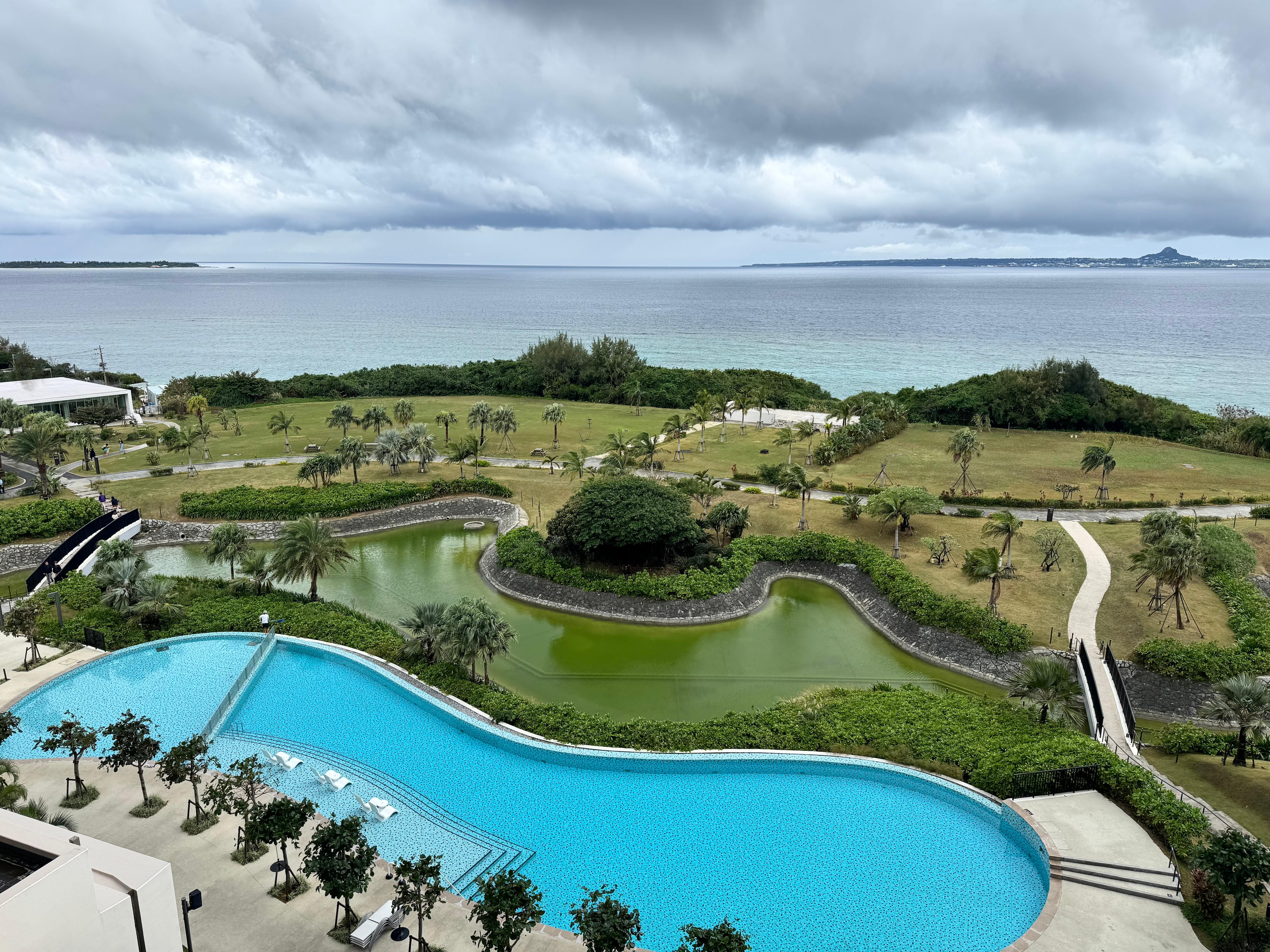 View from hotel room level 6. 