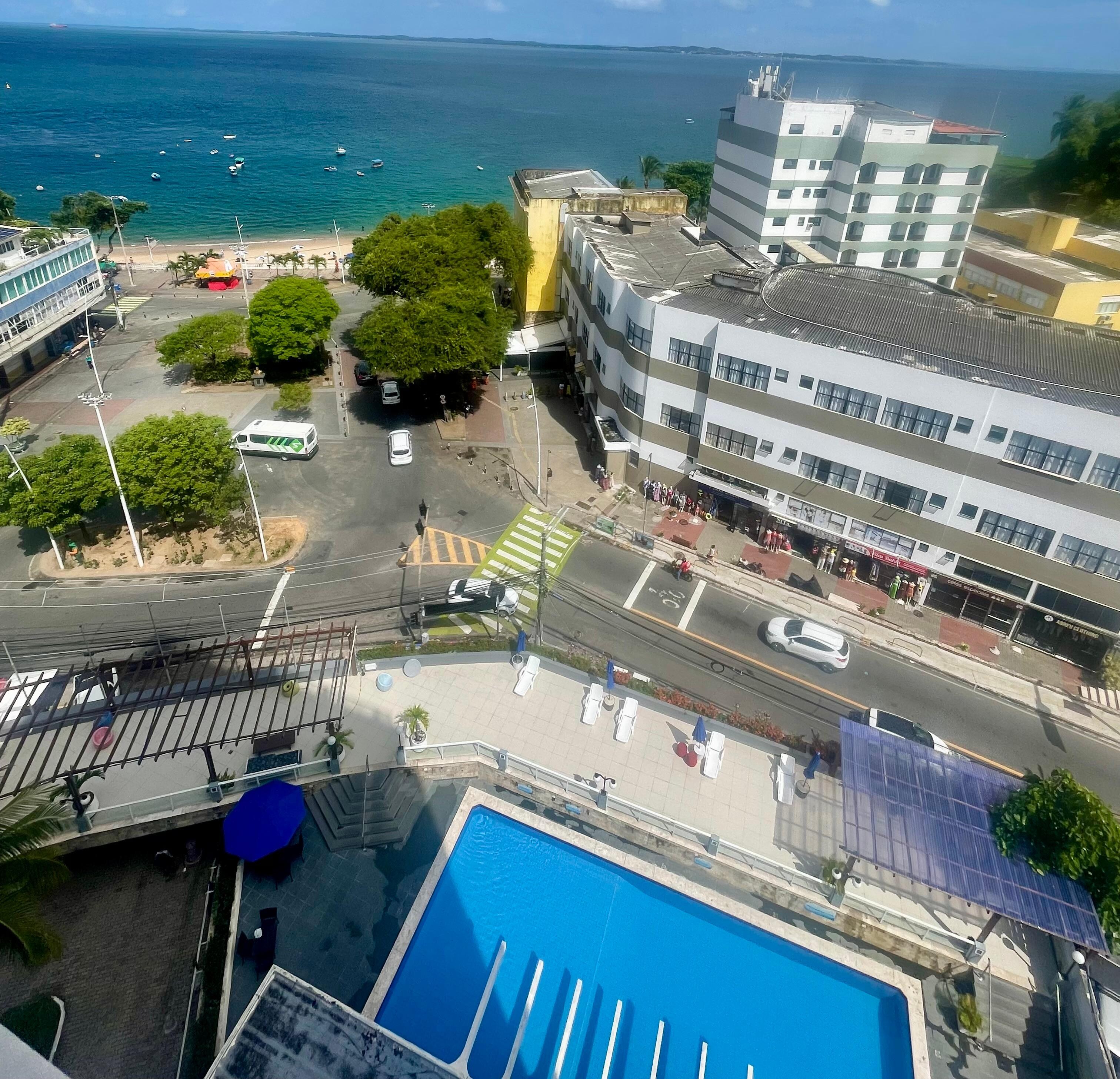 Área piscina manhã 