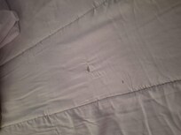 Un trou dans les draps