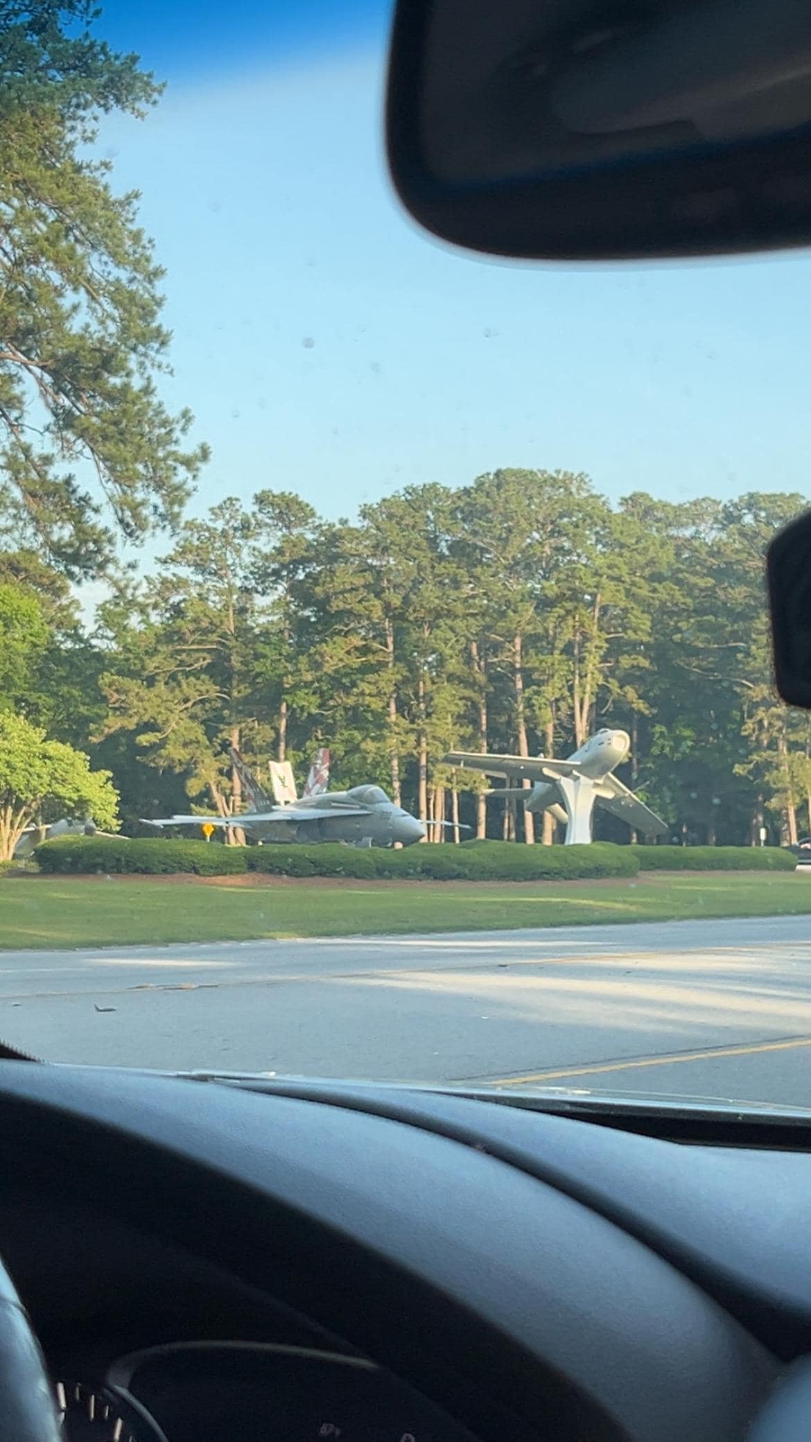 Marine airbase entrance 