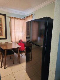 Kitchen, full size refrigerator