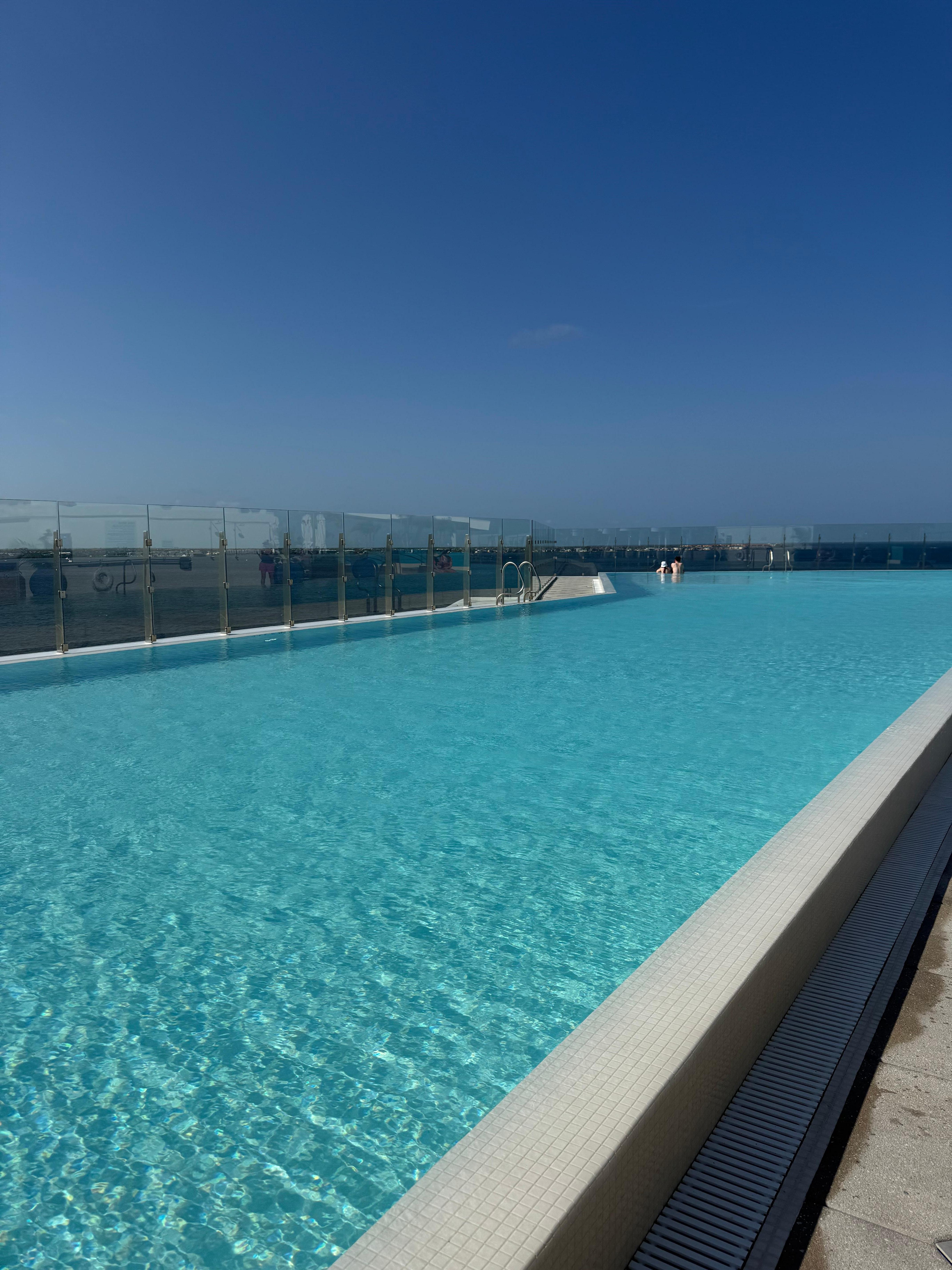 Rooftop pool