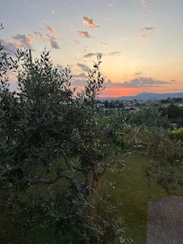 sun set from balcony ground floor.