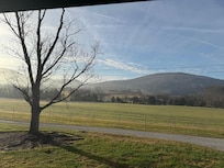 View looking out from the cabin