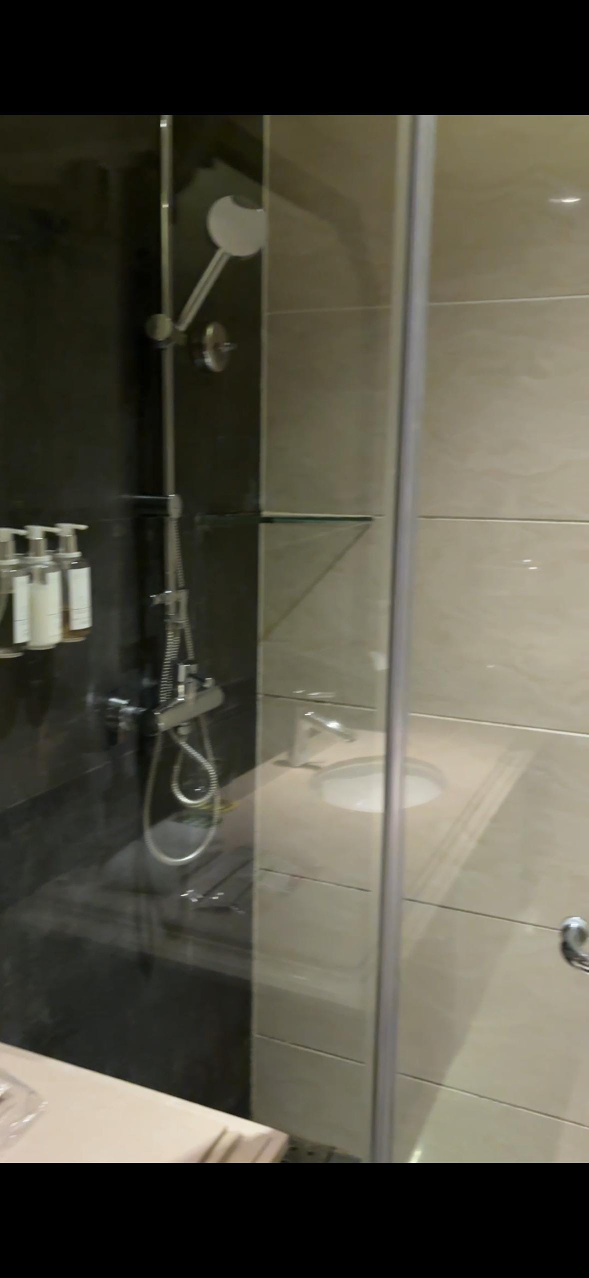 Shower was great, strong water flow