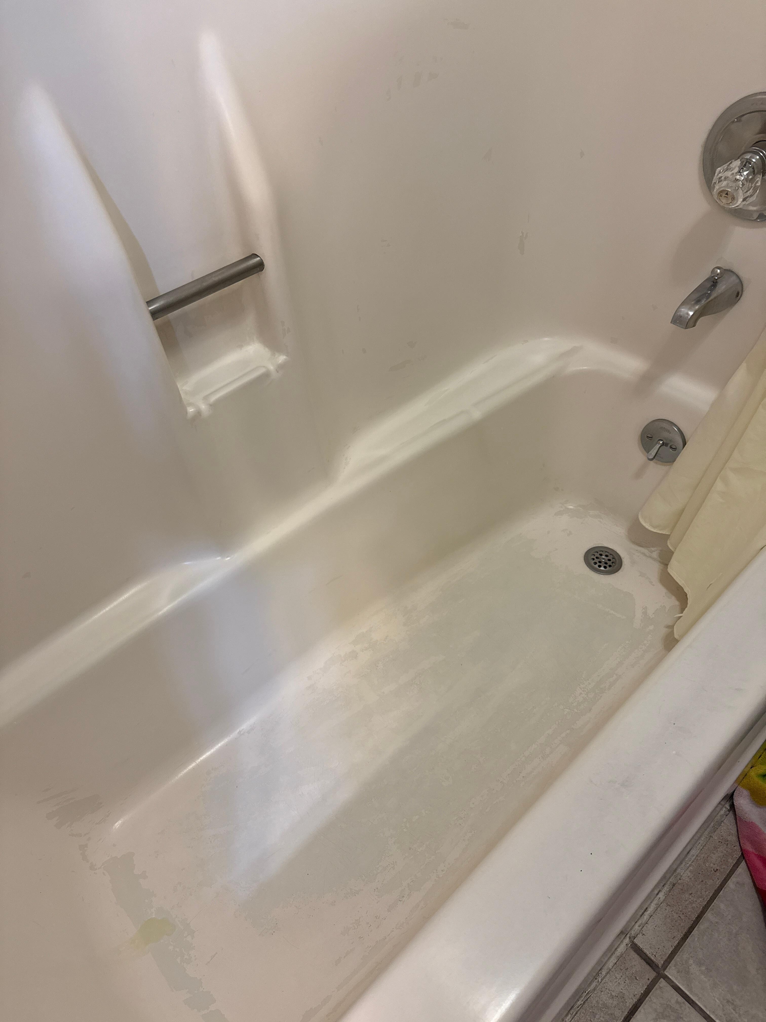 Stained shower 