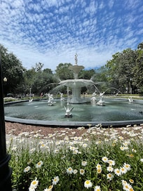 The fountain at Forsyth Park. Beautiful