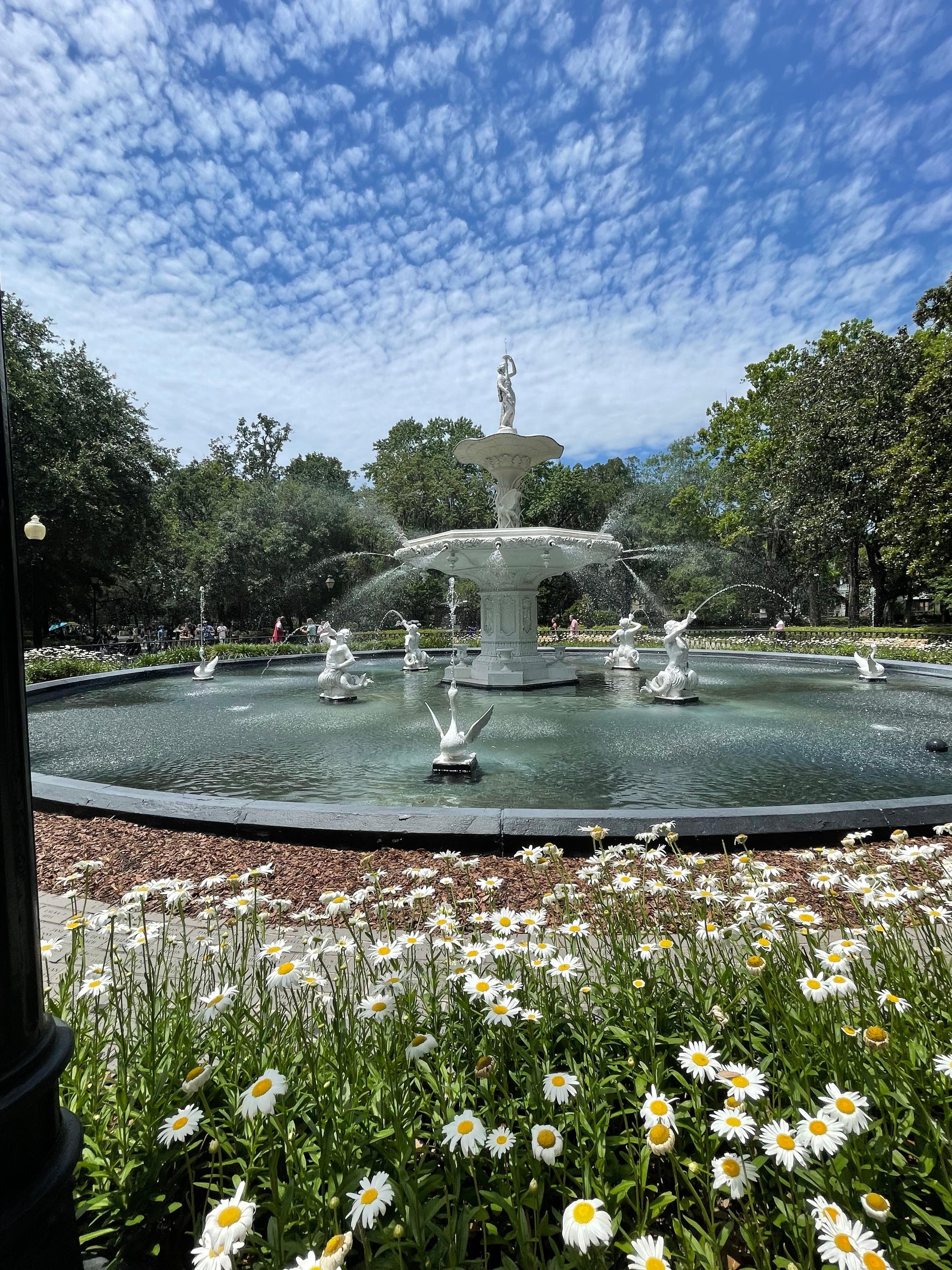 The fountain at Forsyth Park. Beautiful 