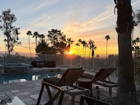 Sunrise from the pool deck.