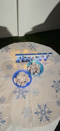 We did some small decor for our family gathering