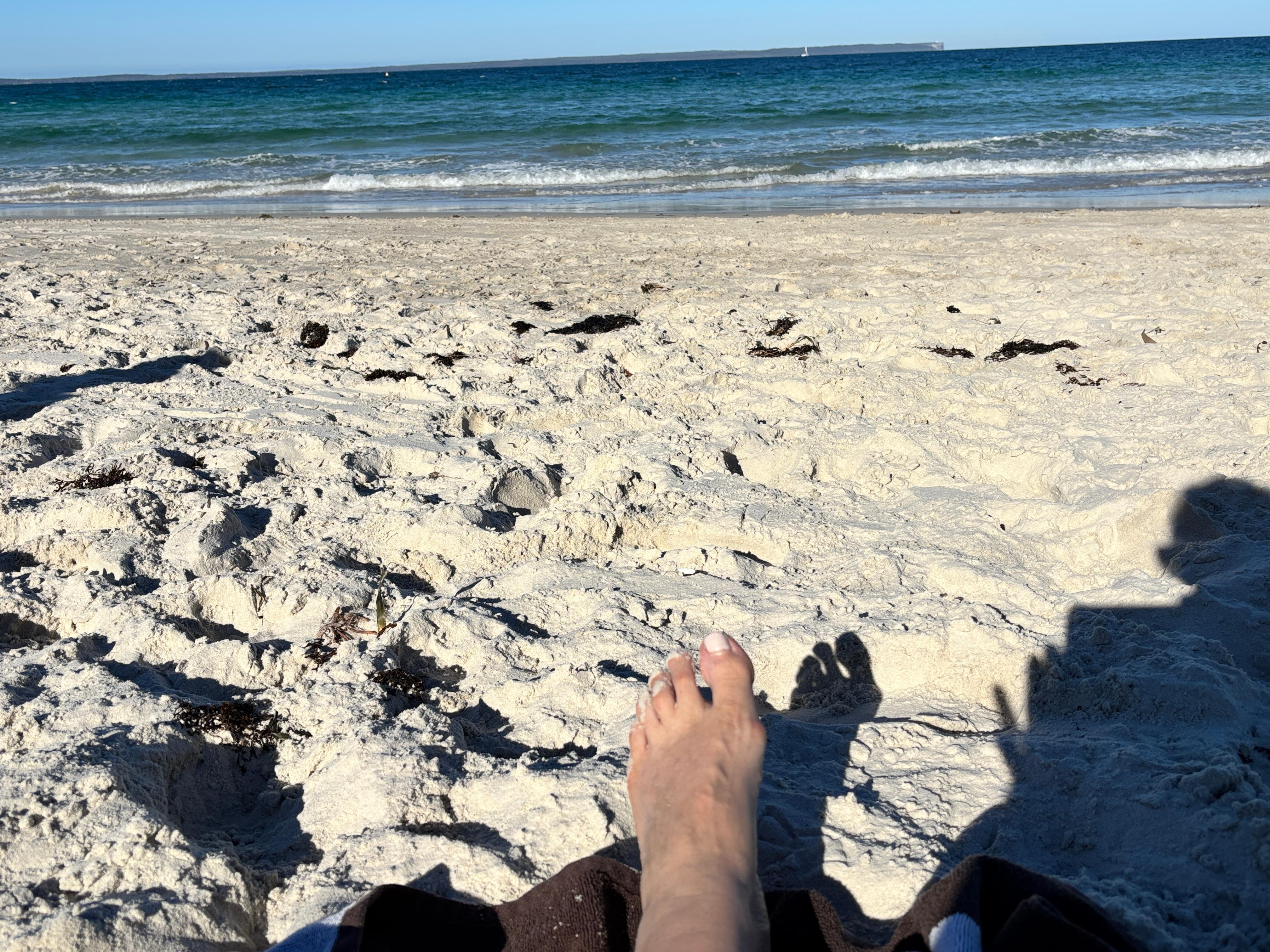 Calm waters and white sands