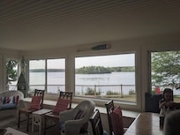 view from the sunroom