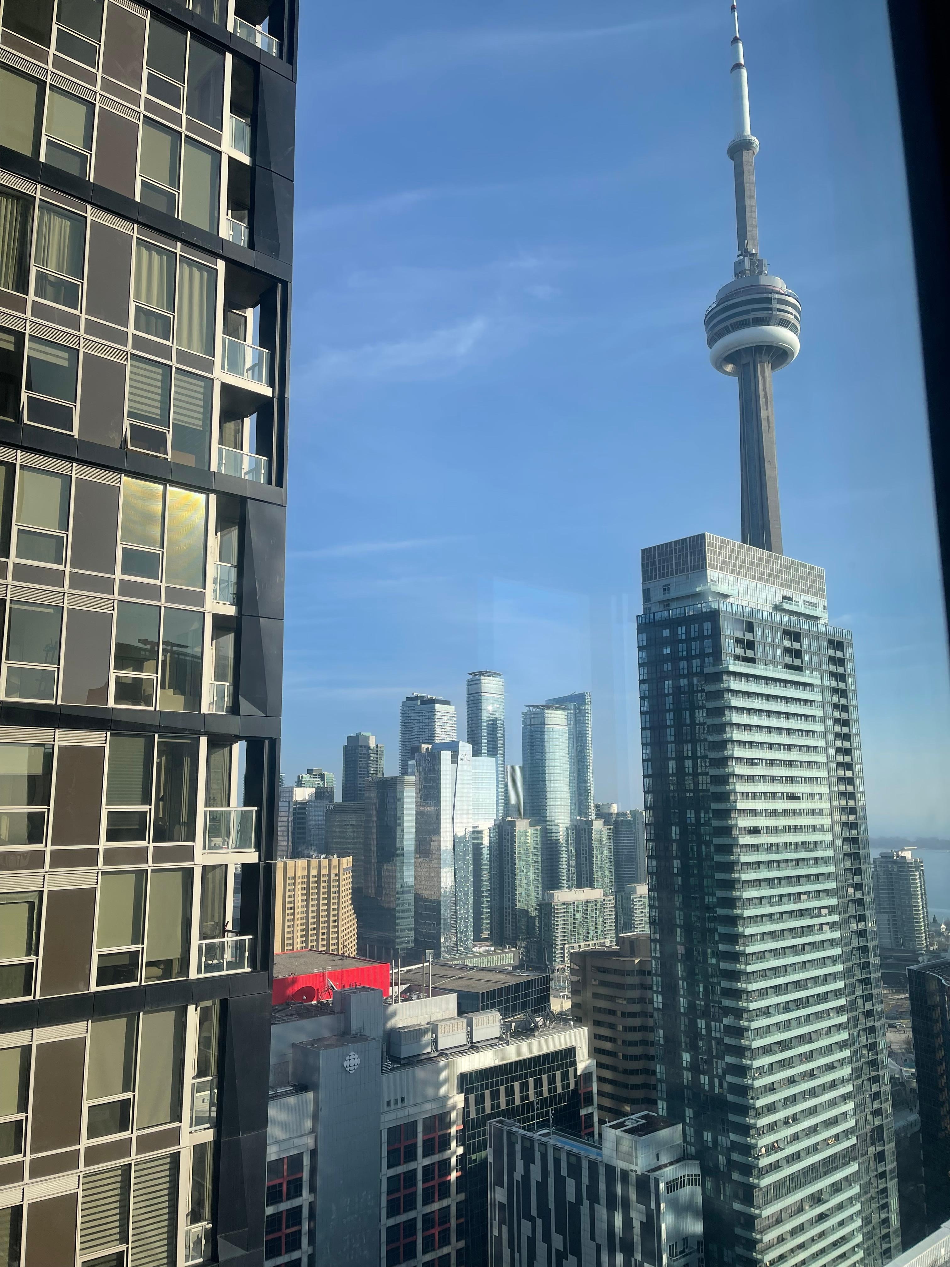 View from the bedroom windows 