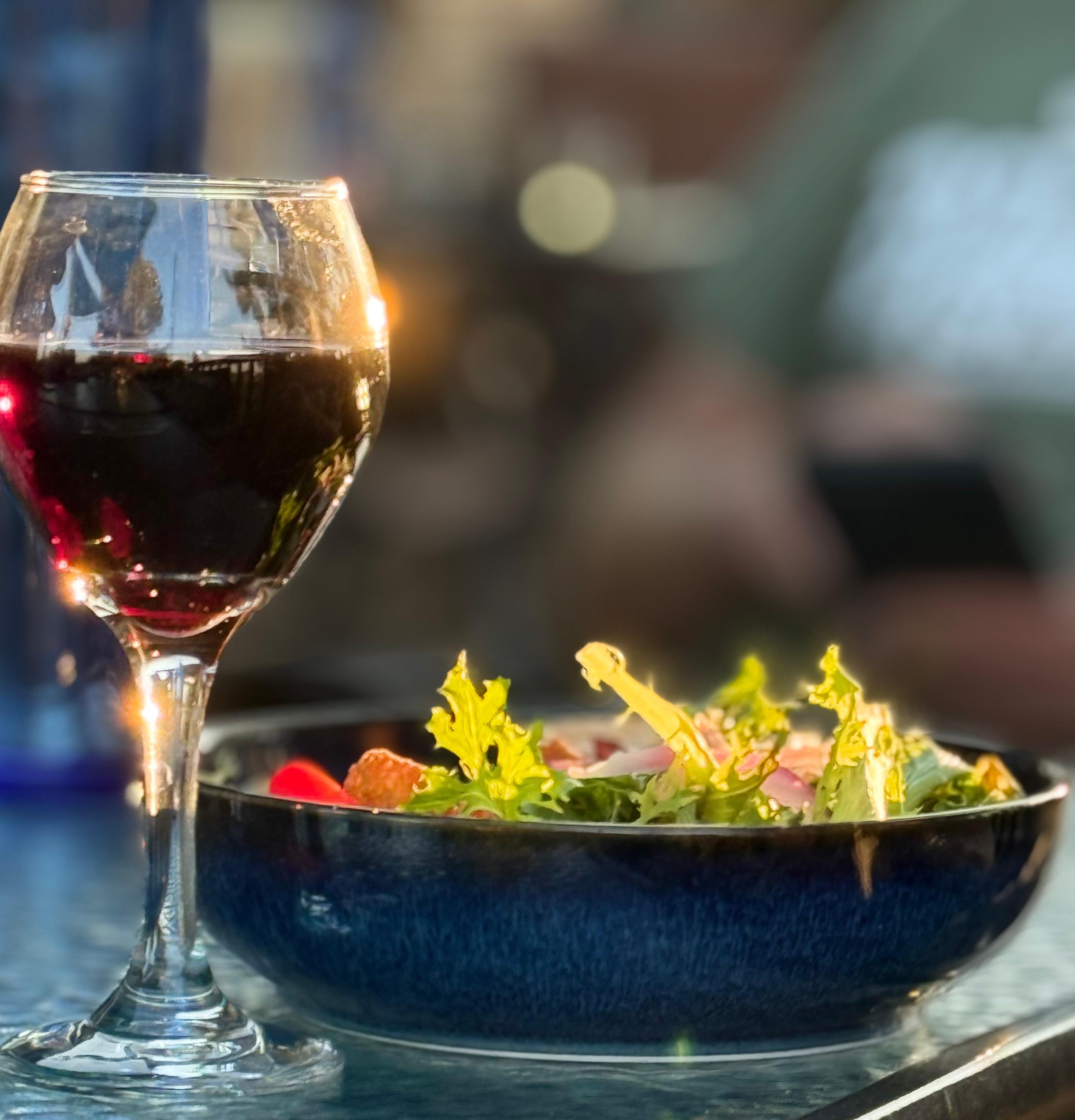 From the restaurant next door