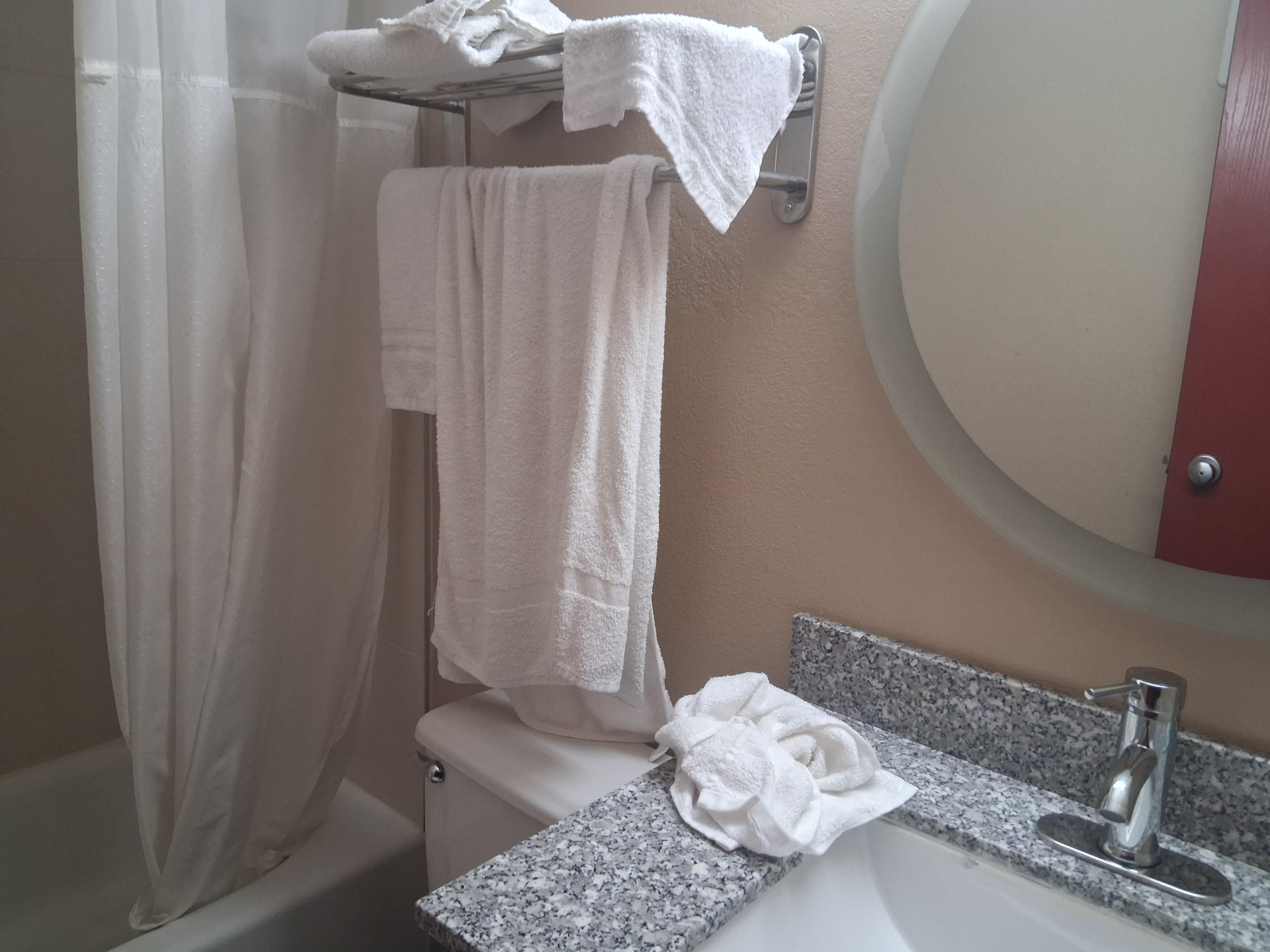 LACK OF TOWELS and paper thin