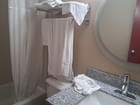 LACK OF TOWELS and paper thin