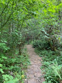 Trail connected to neighborhood