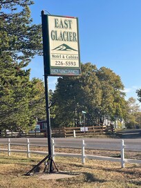 Sign outside property