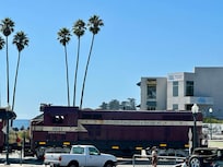 The train came through!