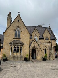 Outside the entrance