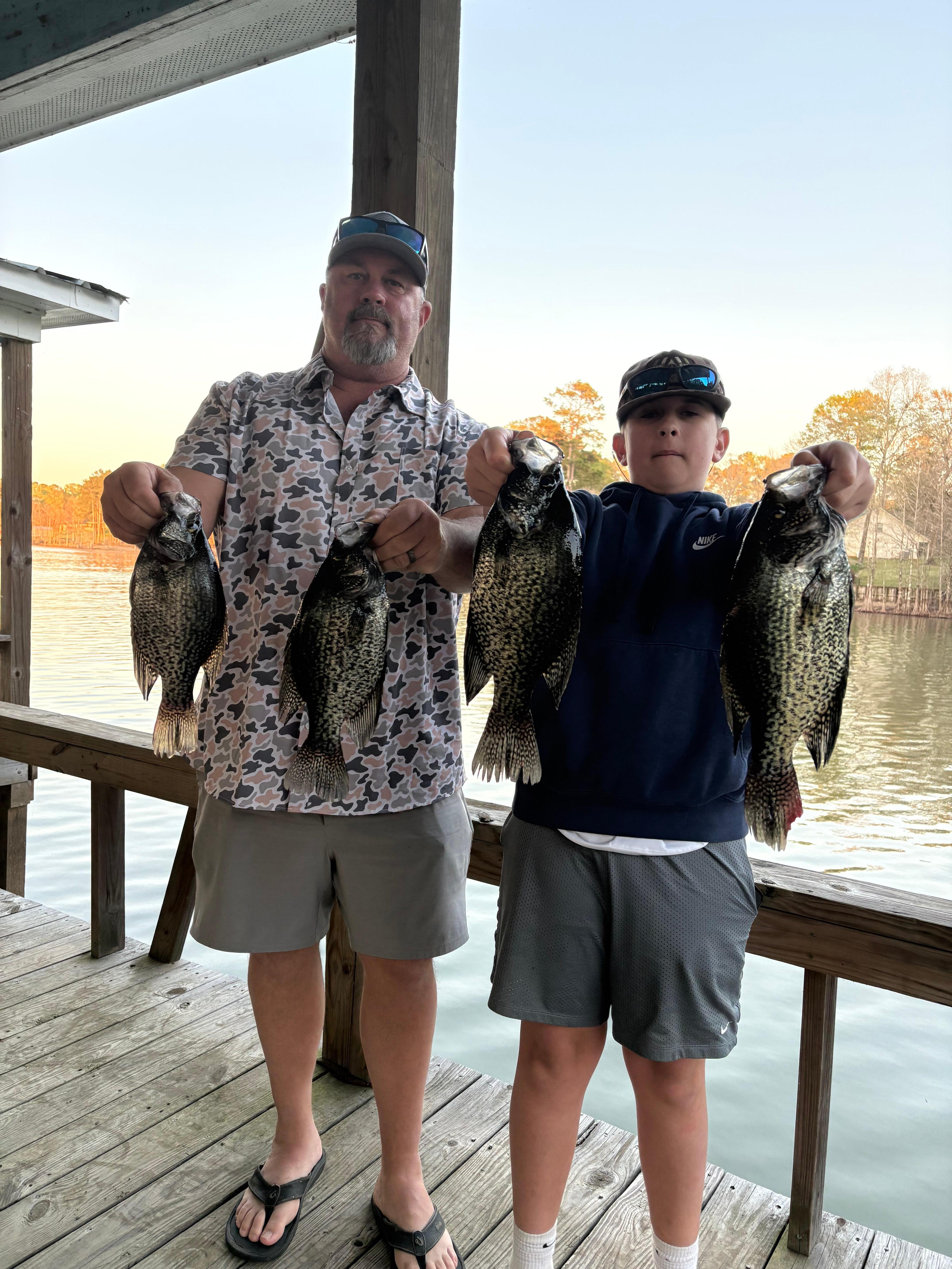 Some of the fish we caught from our boat 