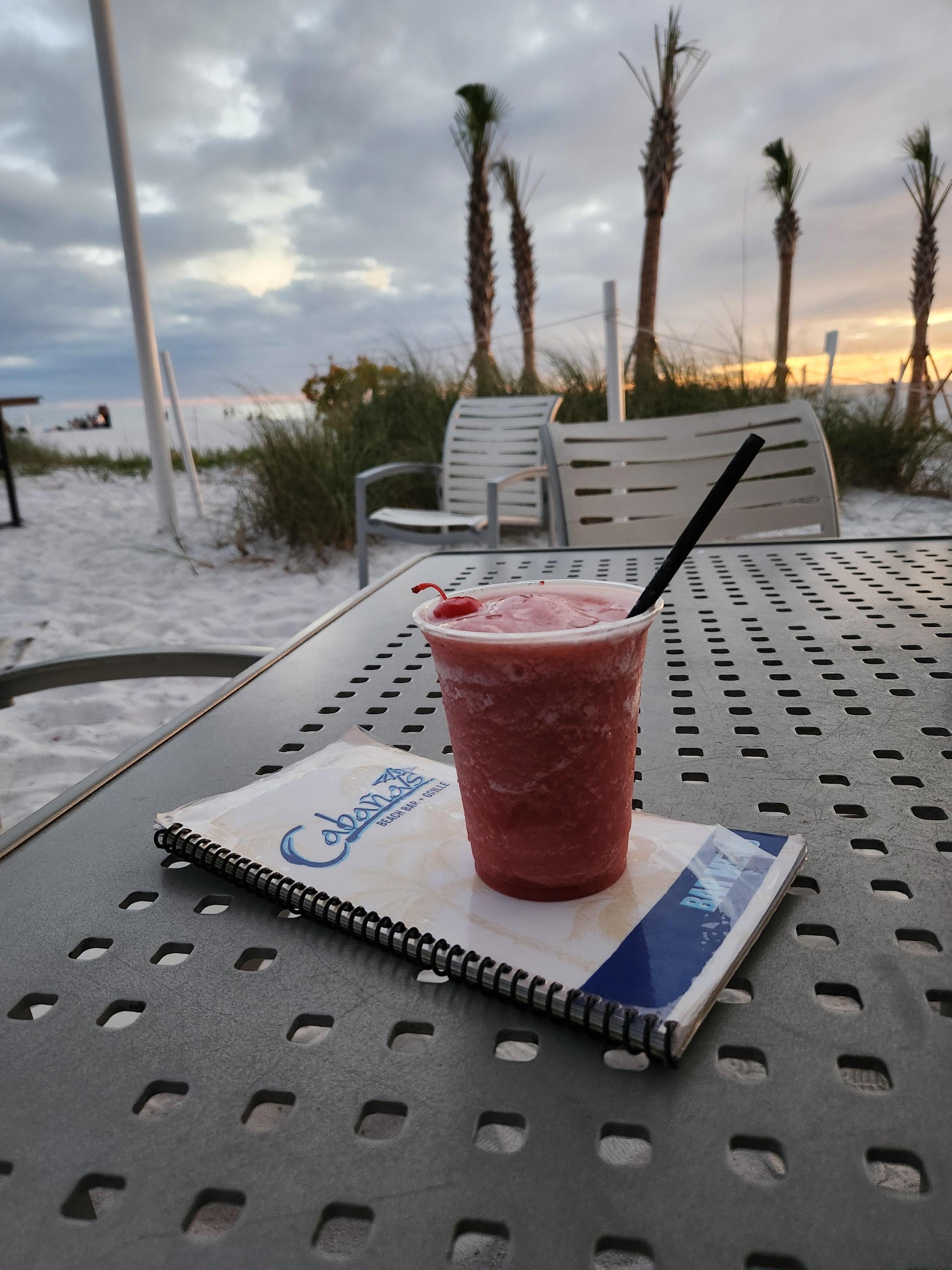 Sunset and Daquiris at Cabana's Bar and Grille