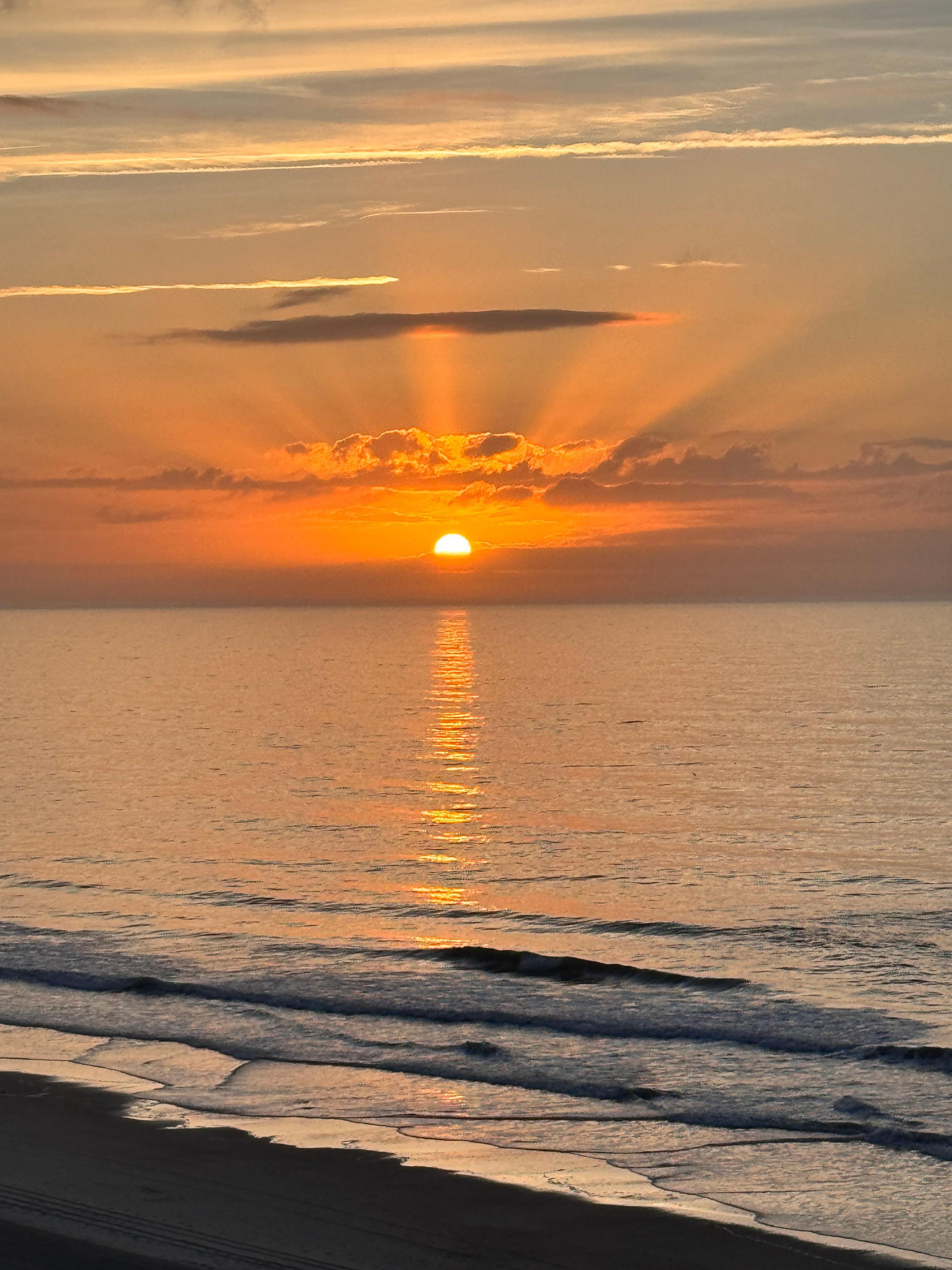 Sunrise from the 8th floor. 