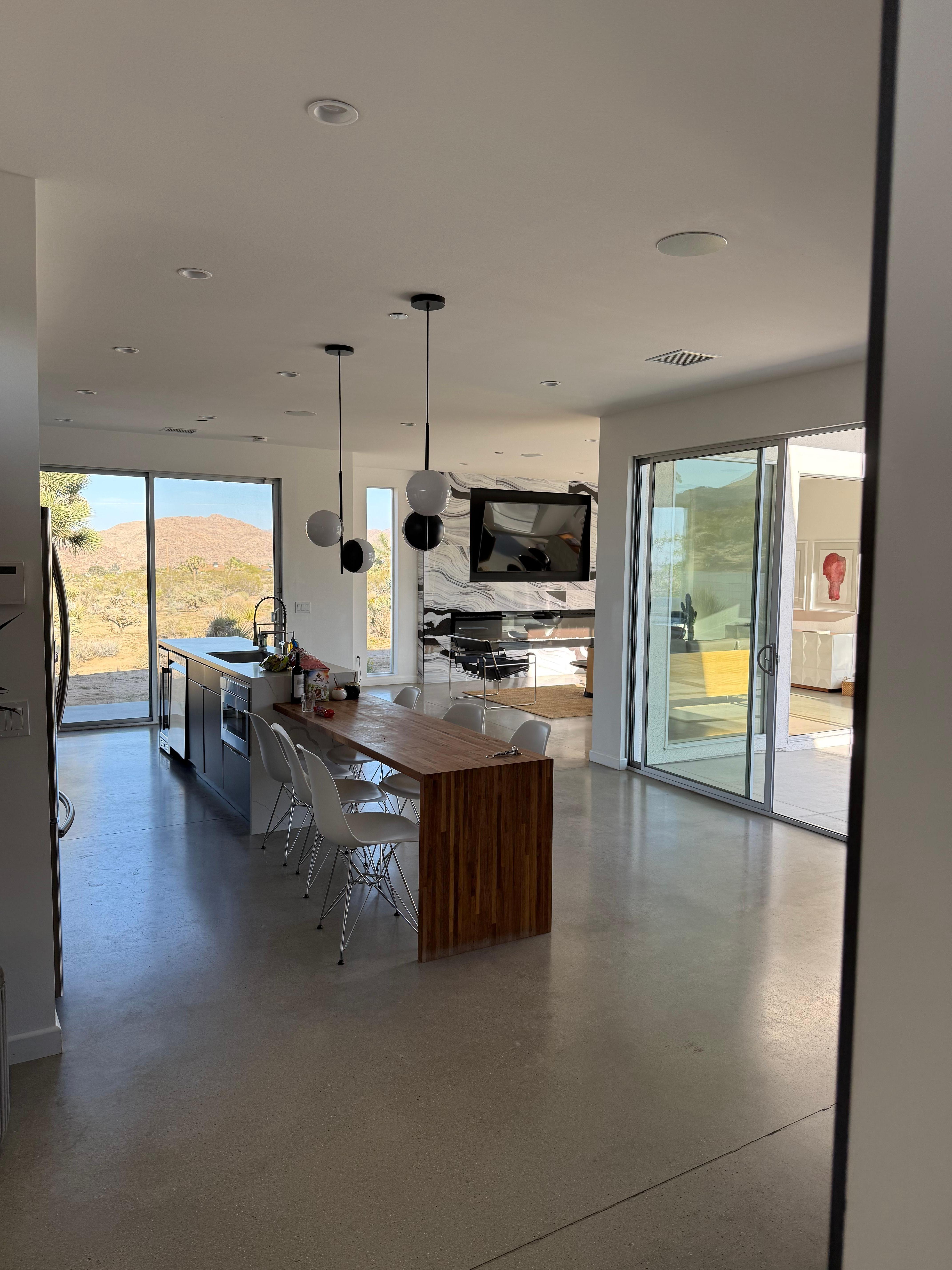 Spacious, open floor plan and great kitchen
