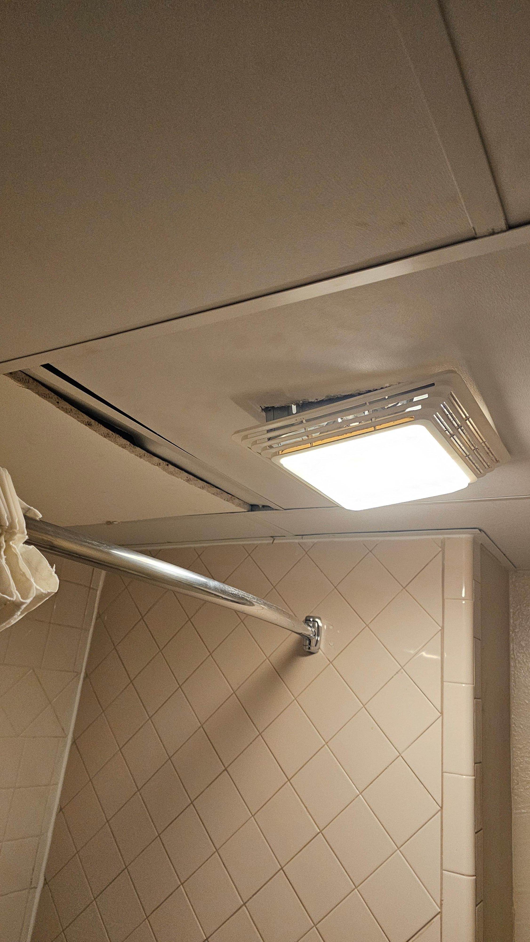 Very falling off and ceiling wall coming out