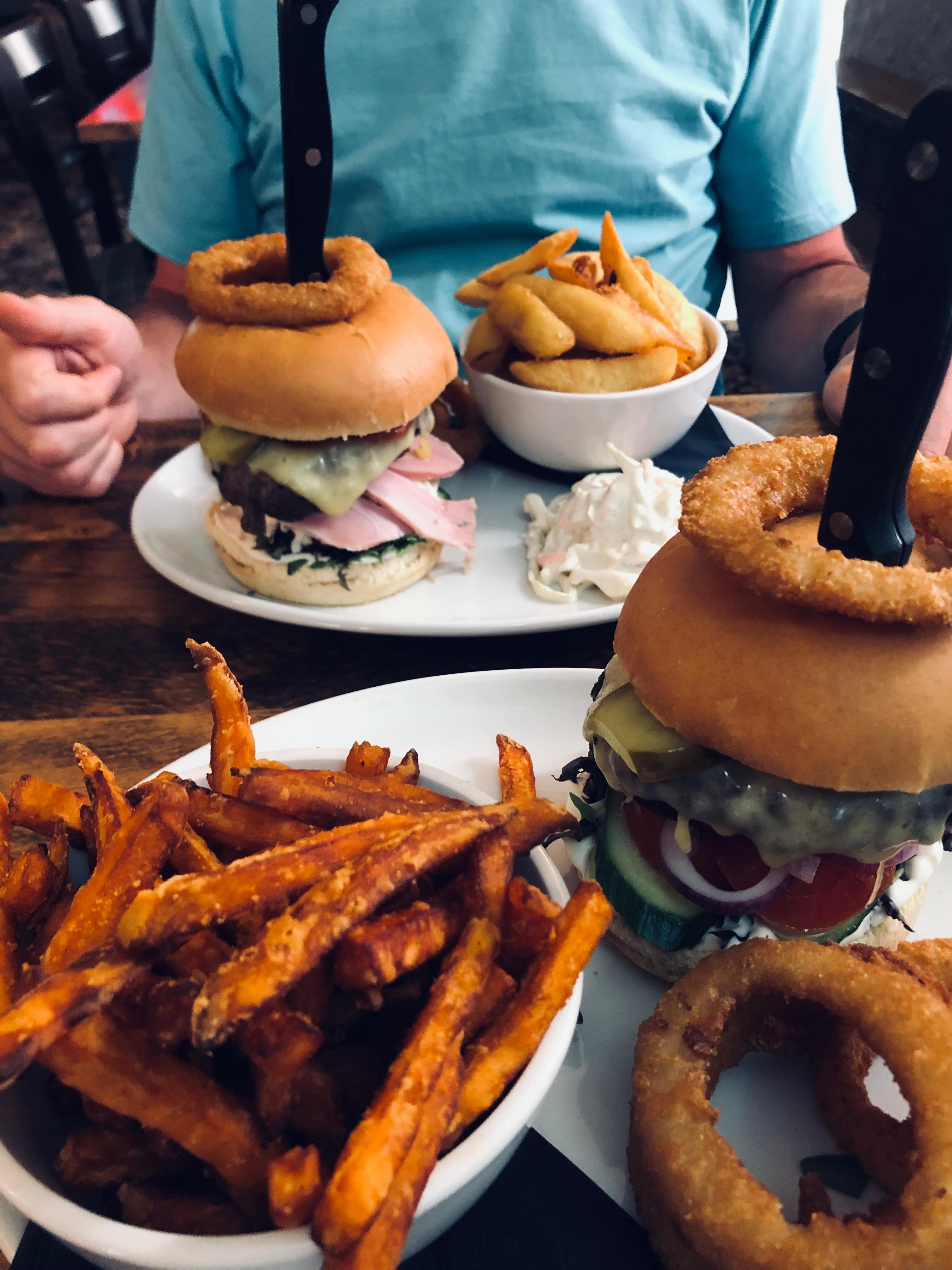 Delicious burgers 