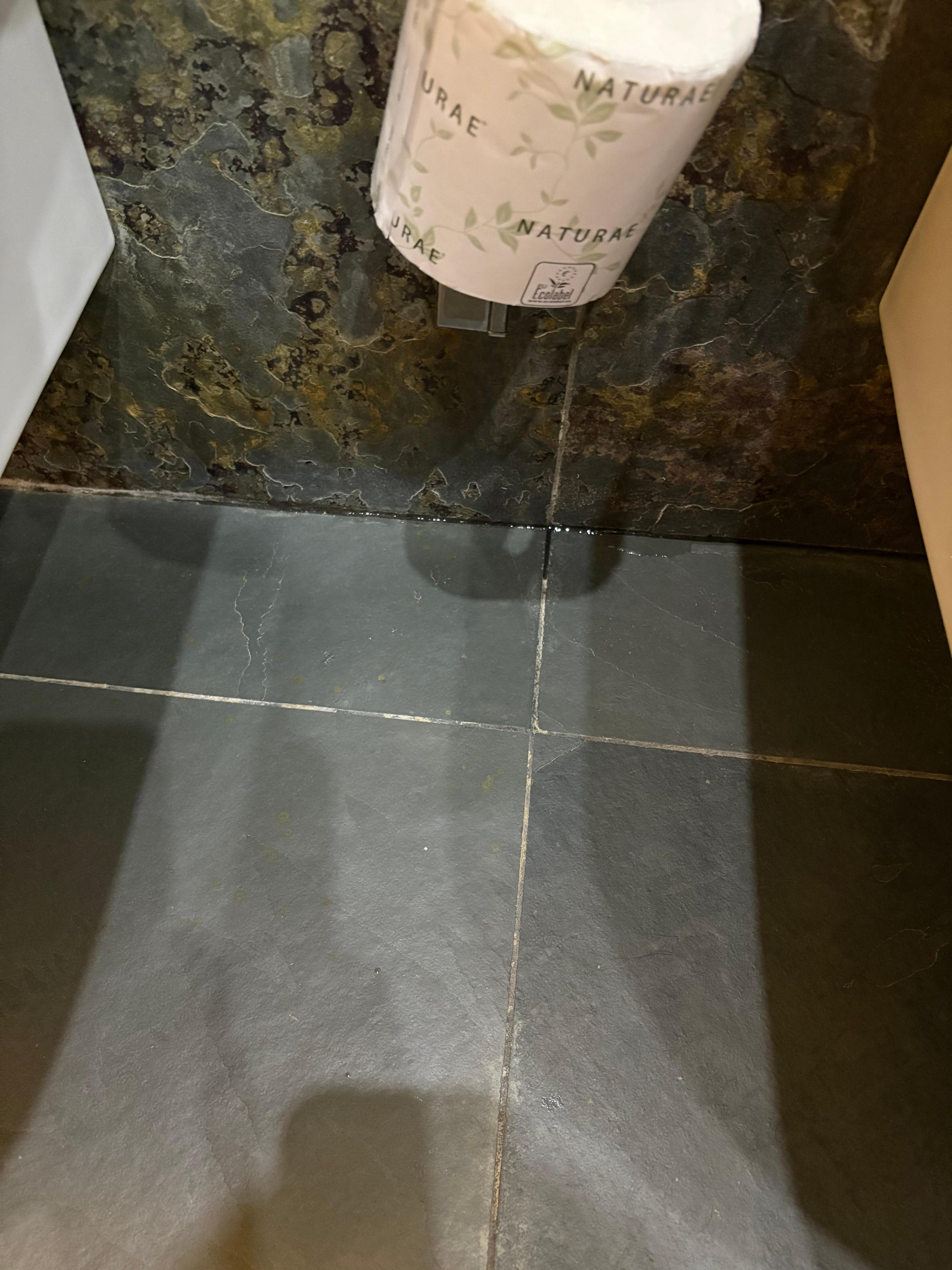 Leak early on before it got worse