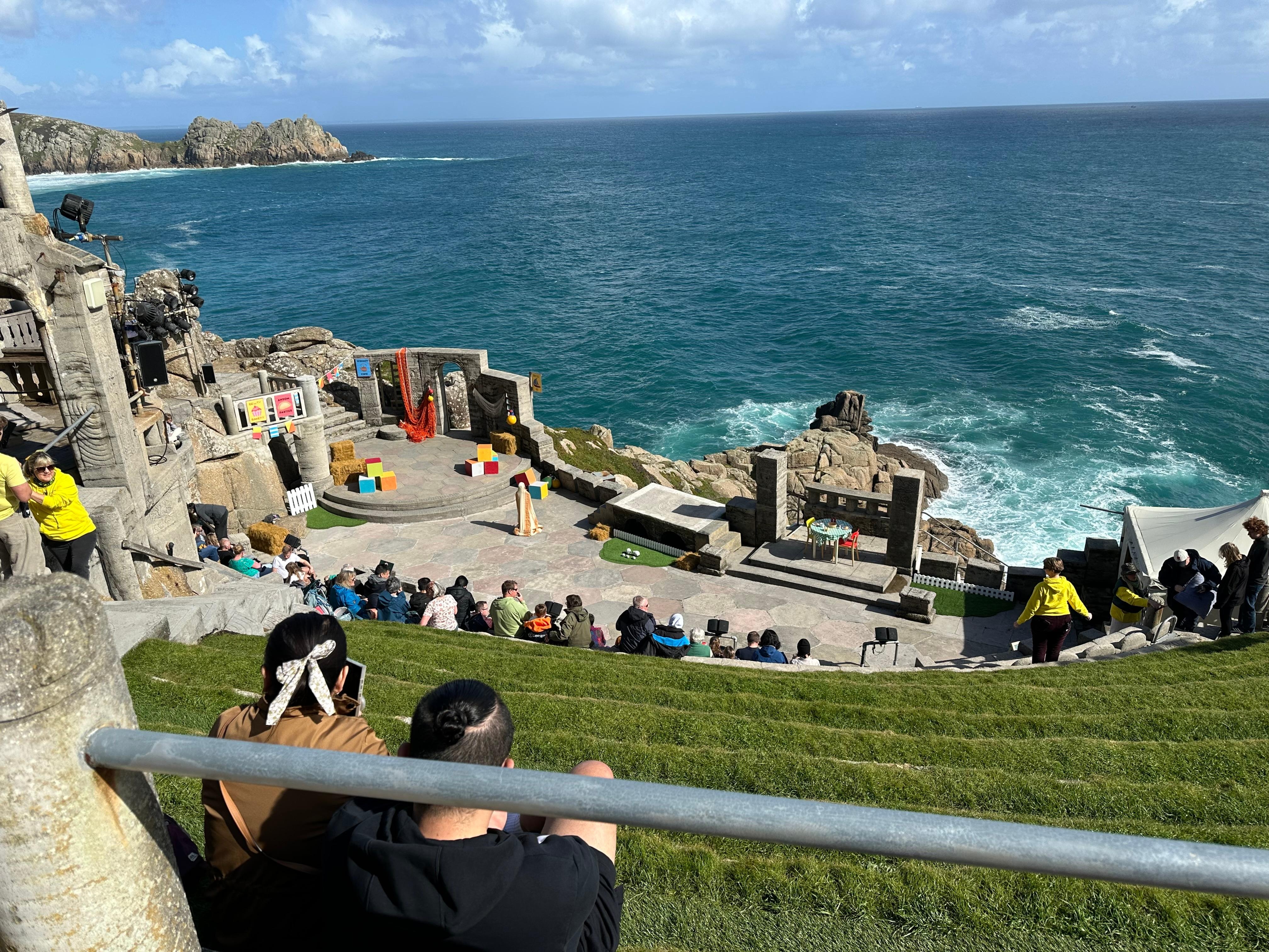 The Minack theatre. 