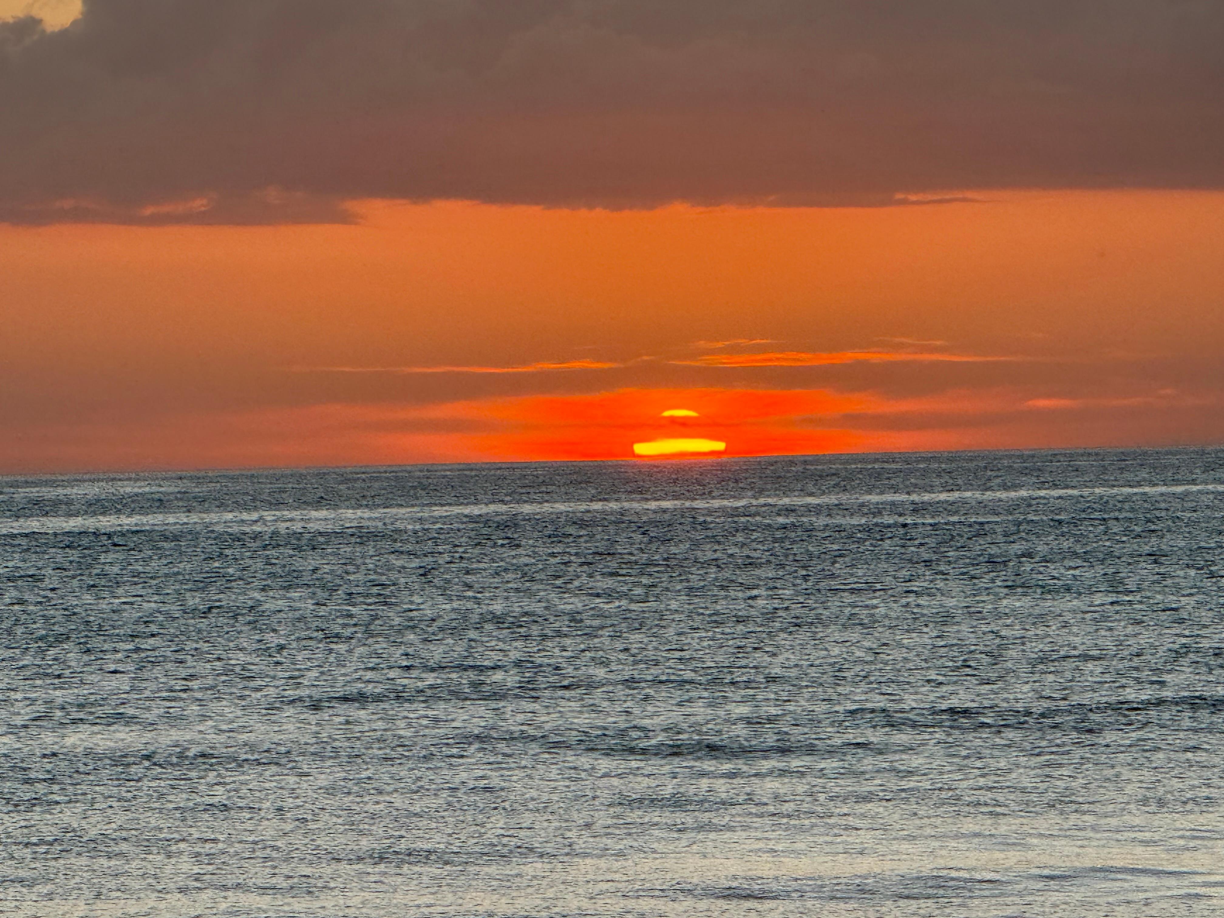 One of many sunsets from the beach