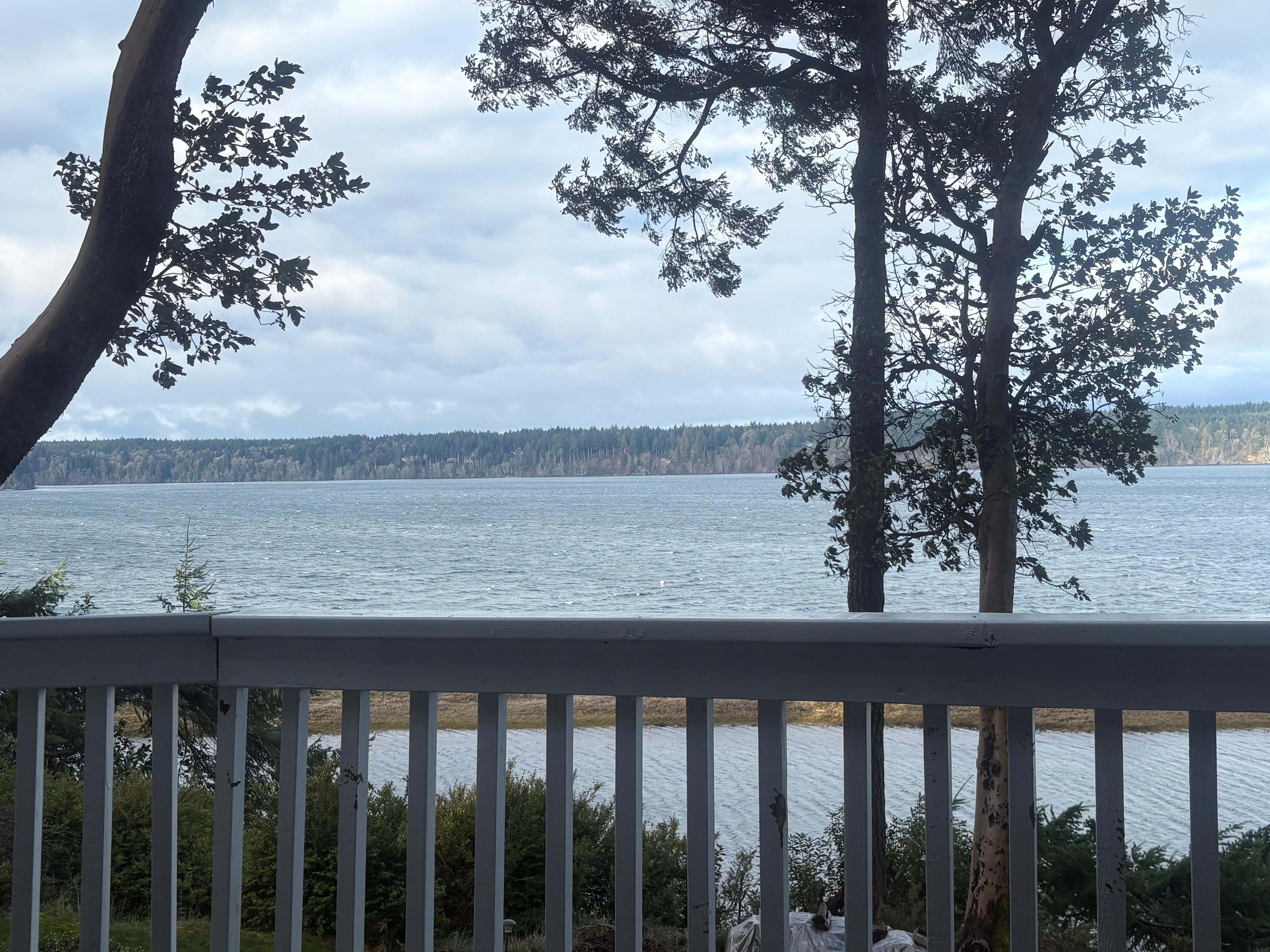 View from the balcony. 