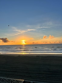 beautiful sunset from the deck!