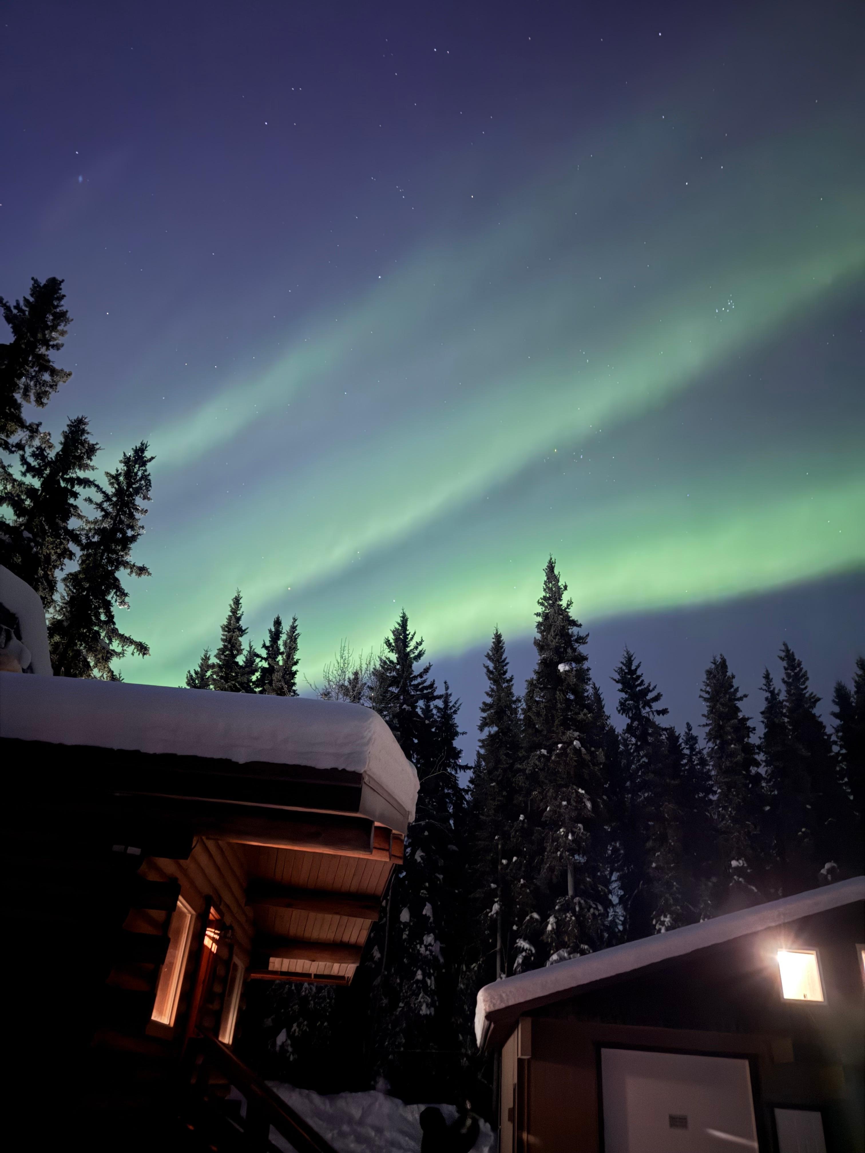 View above the cabin.