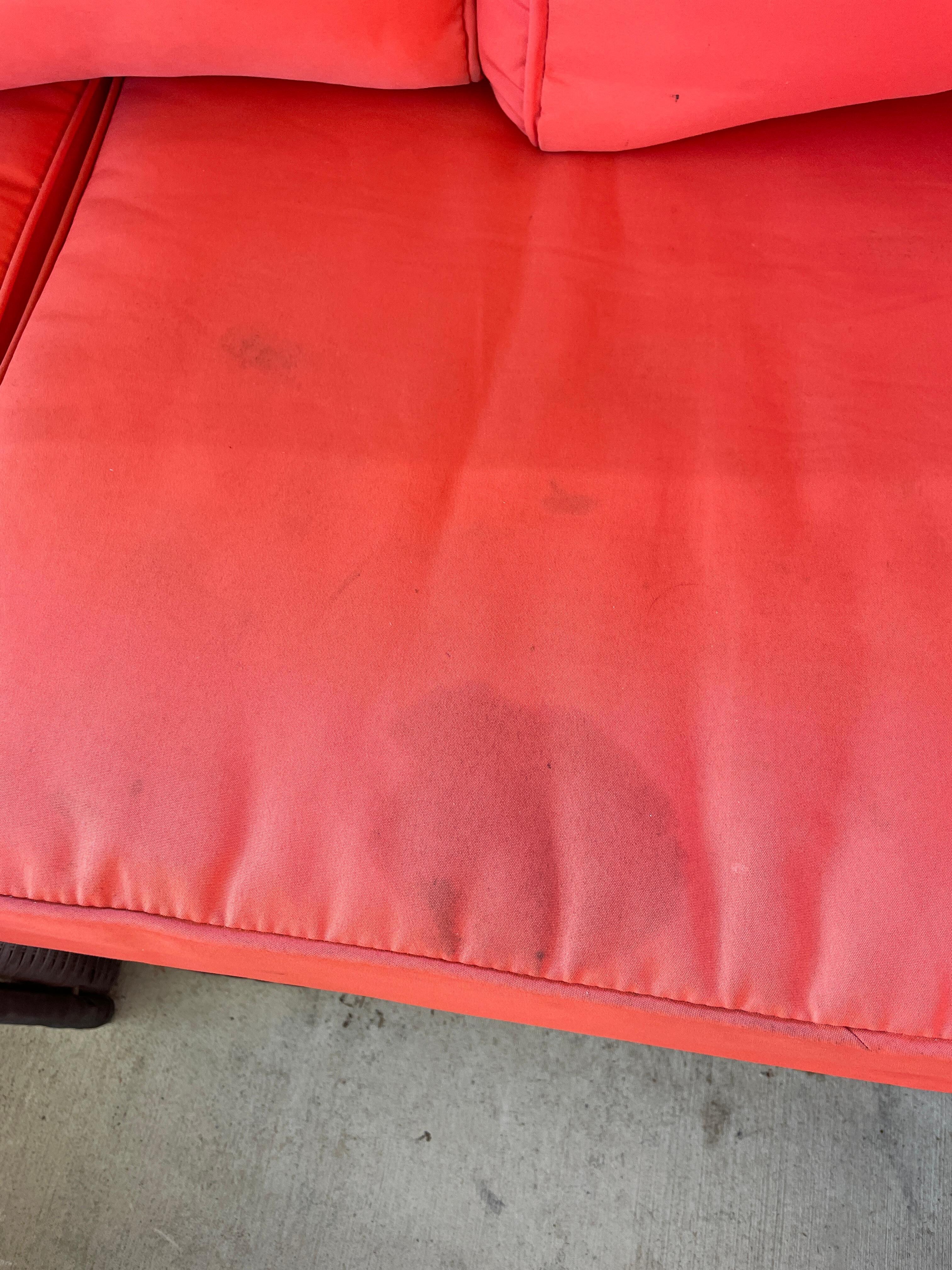 More stains and odors on cushions 